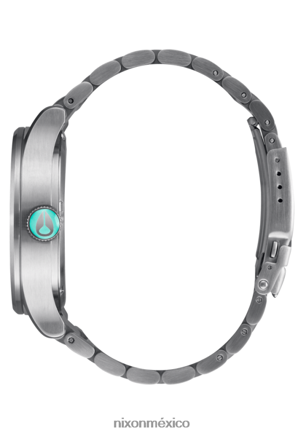 Nixon centinela de acero inoxidable Z2VL2N11 mirar plata/turquesa