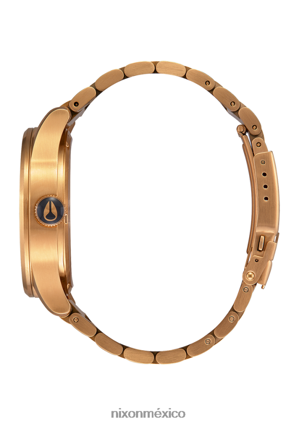 Nixon centinela de acero inoxidable Z2VL2N12 mirar oro/índigo