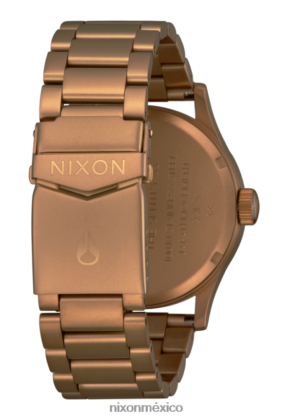 Nixon centinela de acero inoxidable Z2VL2N16 mirar bronce/negro