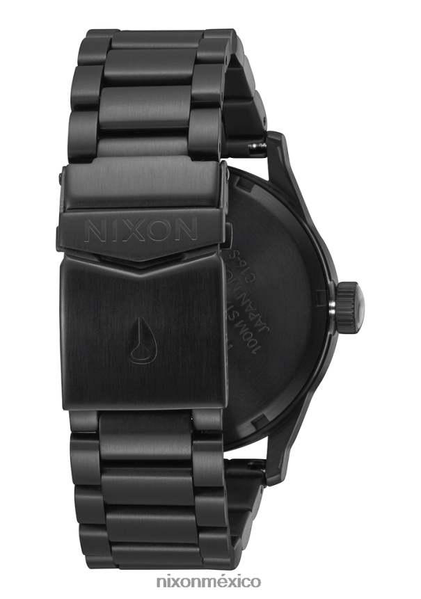 Nixon centinela de acero inoxidable Z2VL2N1 mirar todo negro/negro