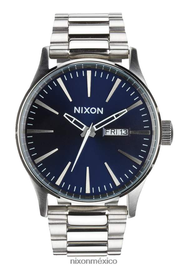 Nixon centinela de acero inoxidable Z2VL2N5 mirar rayo de sol azul