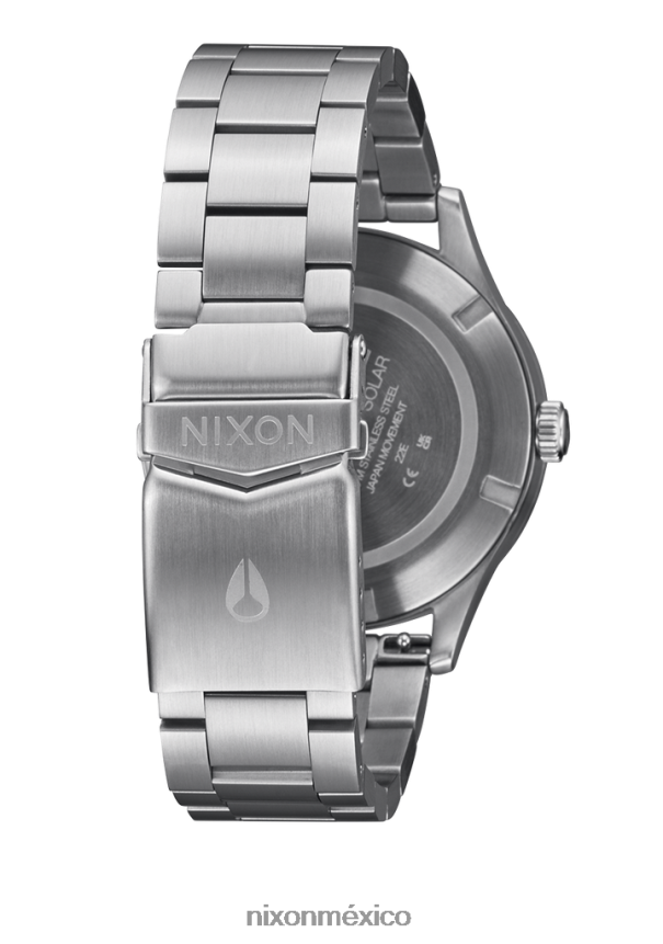 Nixon centinela solar de acero inoxidable Z2VL2N96 mirar azul marino rayos de sol/plata