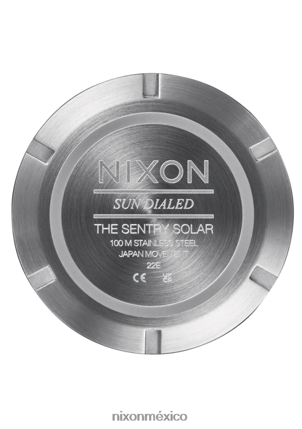 Nixon centinela solar de acero inoxidable Z2VL2N99 mirar plata/jaspe