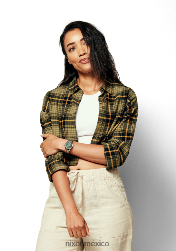 Nixon centinela solar de acero inoxidable Z2VL2N99 mirar plata/jaspe