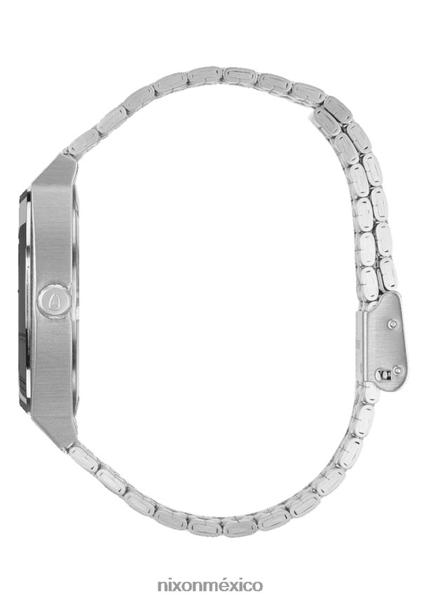 Nixon contador de tiempo Z2VL2N34 mirar todo plateado