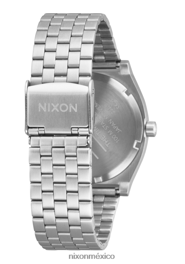 Nixon contador de tiempo Z2VL2N34 mirar todo plateado
