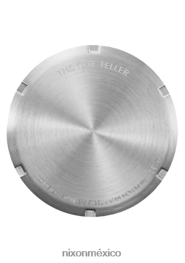 Nixon contador de tiempo Z2VL2N34 mirar todo plateado