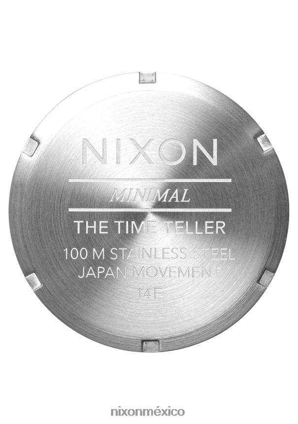 Nixon contador de tiempo Z2VL2N38 mirar plata/turquesa