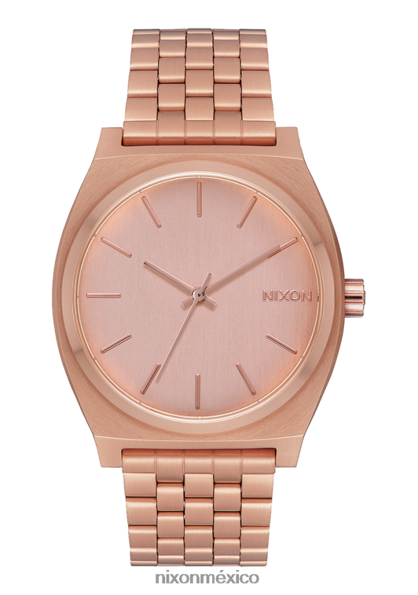 Nixon contador de tiempo Z2VL2N40 mirar todo oro rosa