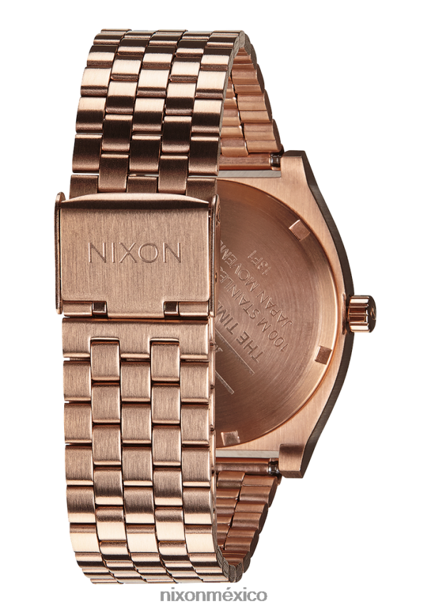 Nixon contador de tiempo Z2VL2N40 mirar todo oro rosa