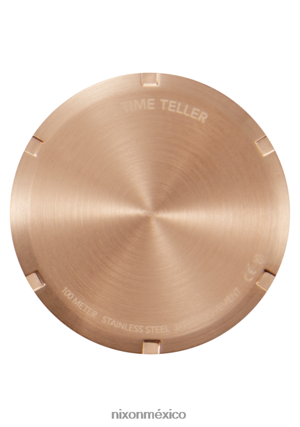 Nixon contador de tiempo Z2VL2N40 mirar todo oro rosa
