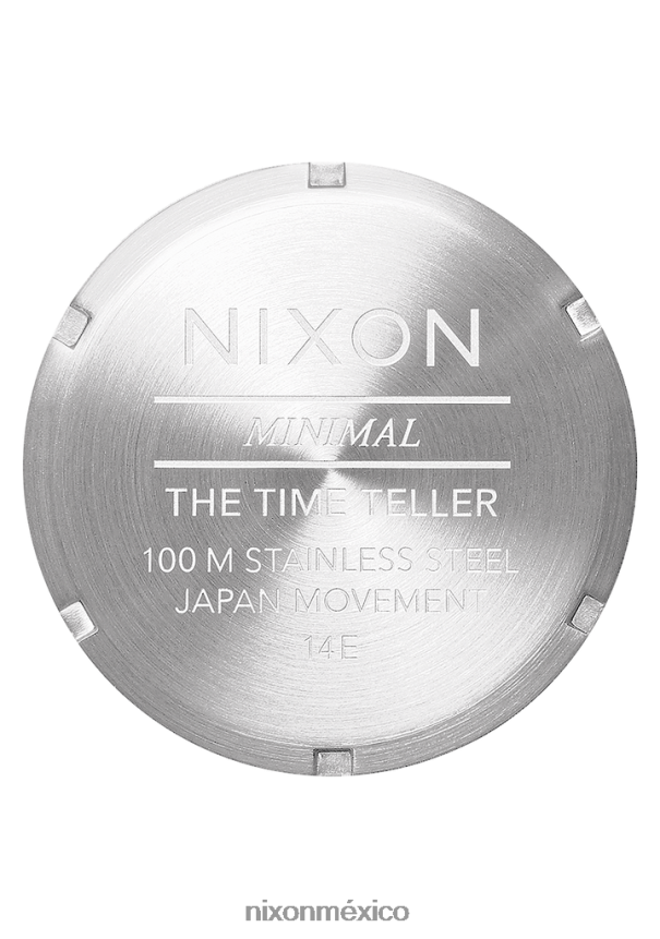 Nixon contador de tiempo Z2VL2N43 mirar oro plateado