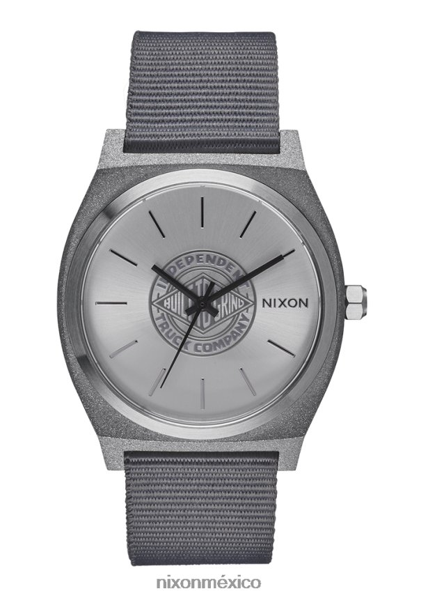 Nixon contador de tiempo independiente Z2VL2N127 mirar todo plateado