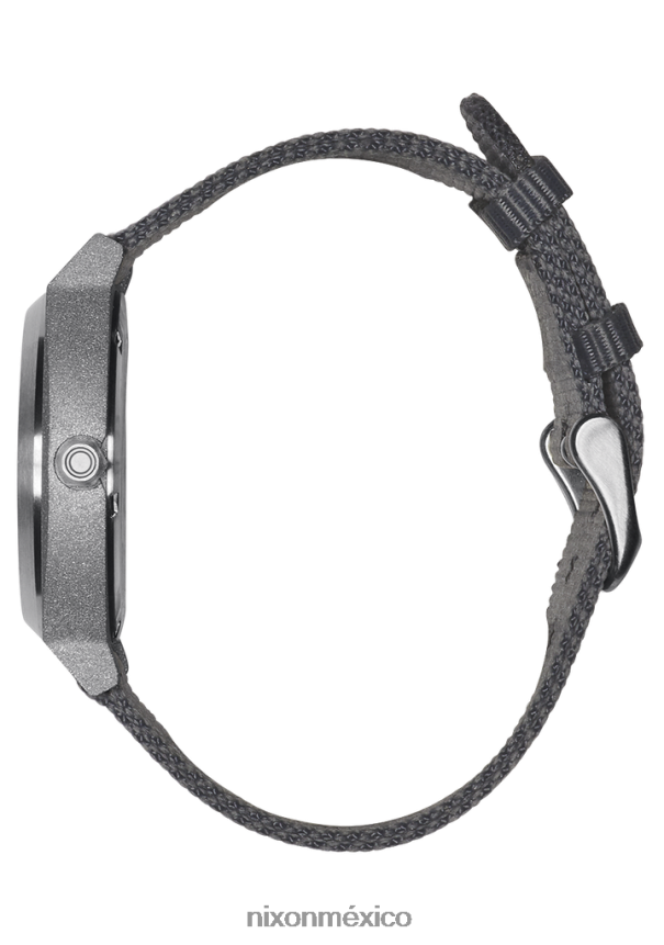 Nixon contador de tiempo independiente Z2VL2N127 mirar todo plateado