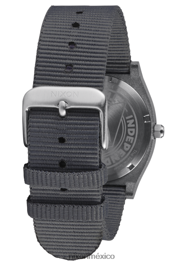 Nixon contador de tiempo independiente Z2VL2N127 mirar todo plateado