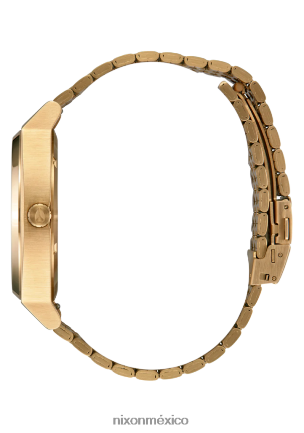 Nixon contador de tiempo solar Z2VL2N100 mirar todo dorado/negro