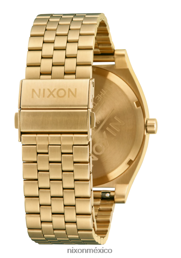 Nixon contador de tiempo solar Z2VL2N100 mirar todo dorado/negro