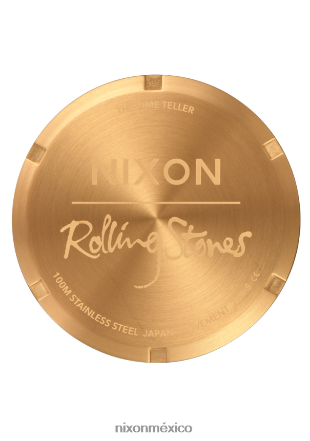 Nixon contador del tiempo de los Rolling Stones Z2VL2N115 mirar oro