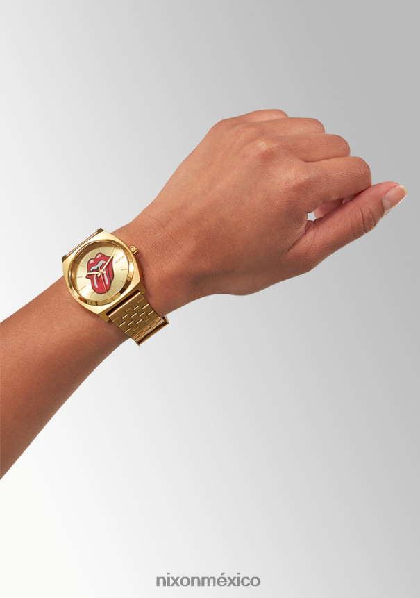 Nixon contador del tiempo de los Rolling Stones Z2VL2N115 mirar oro