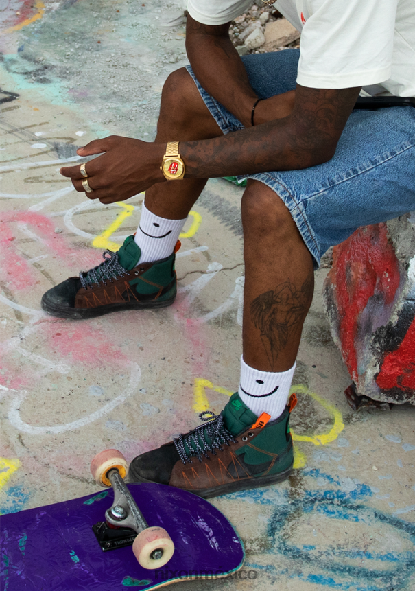 Nixon contador del tiempo de los Rolling Stones Z2VL2N115 mirar oro