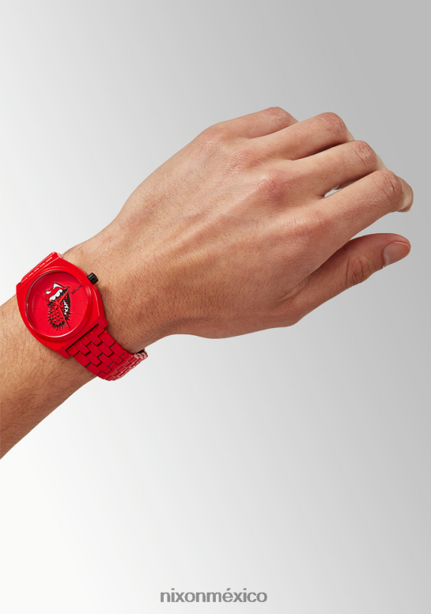 Nixon contador del tiempo de los Rolling Stones Z2VL2N116 mirar todo rojo