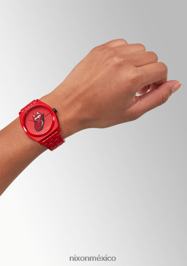 Nixon contador del tiempo de los Rolling Stones Z2VL2N116 mirar todo rojo