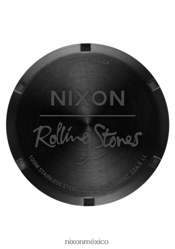 Nixon contador del tiempo de los Rolling Stones Z2VL2N117 mirar todo negro
