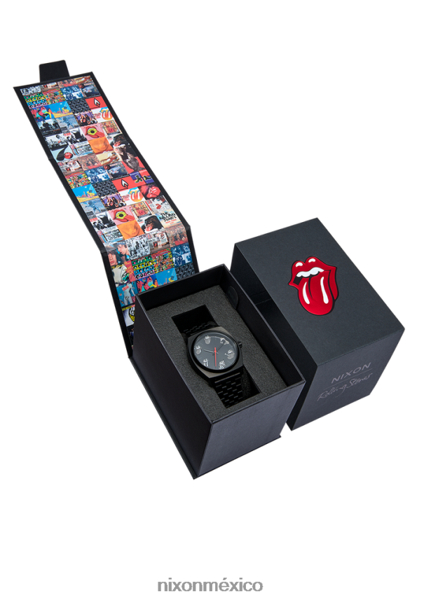 Nixon contador del tiempo de los Rolling Stones Z2VL2N117 mirar todo negro