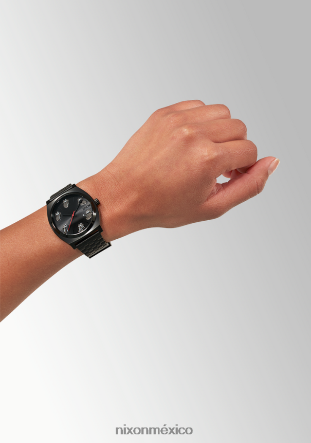 Nixon contador del tiempo de los Rolling Stones Z2VL2N117 mirar todo negro
