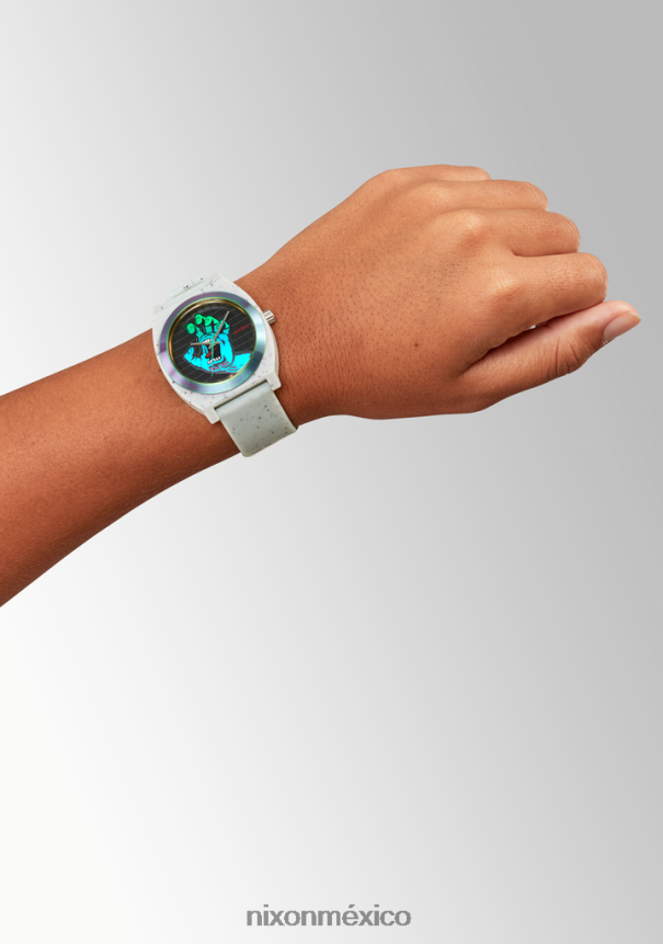 Nixon contador del tiempo de santa cruz Z2VL2N110 mirar mano concreta/gritando