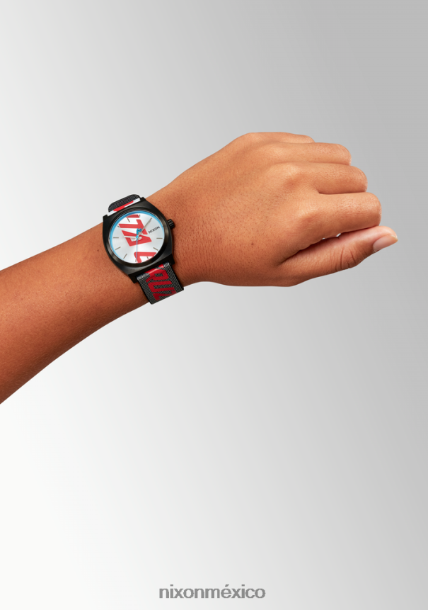 Nixon contador del tiempo de santa cruz Z2VL2N111 mirar negro/plata