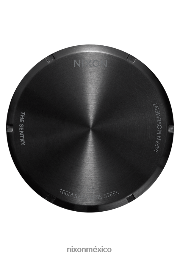 Nixon cuero centinela Z2VL2N49 mirar latón/negro/marrón