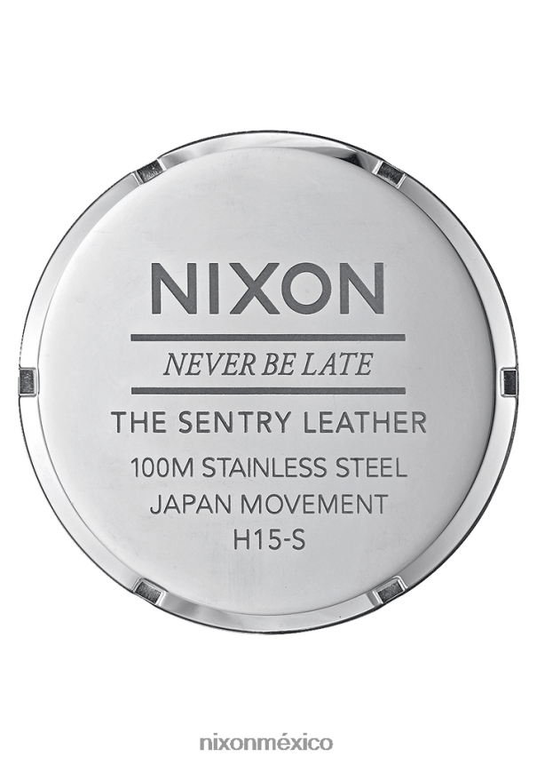 Nixon cuero centinela Z2VL2N50 mirar azul Marrón