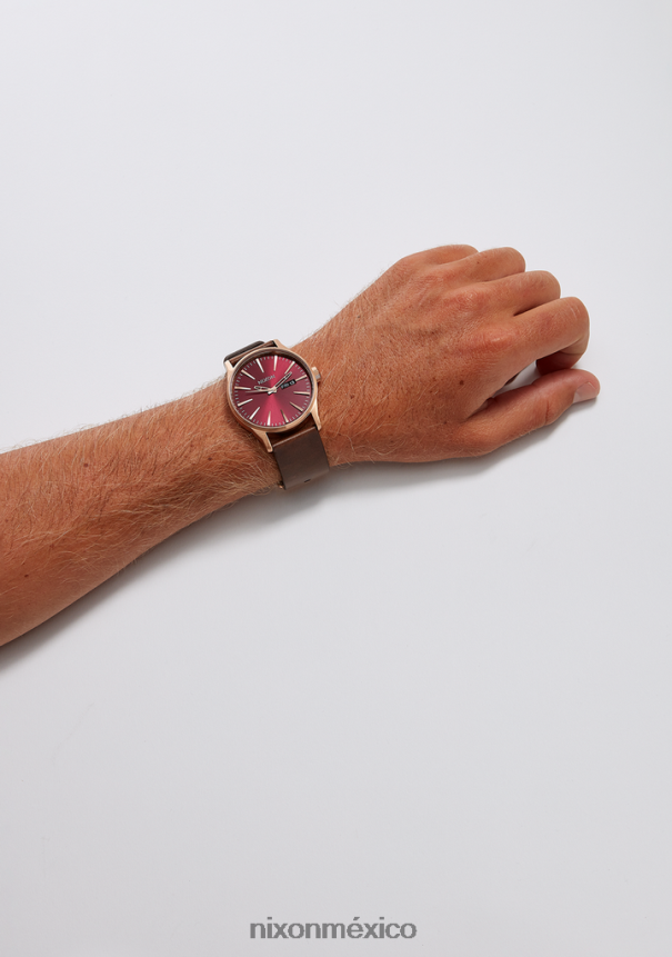 Nixon cuero centinela Z2VL2N50 mirar azul Marrón