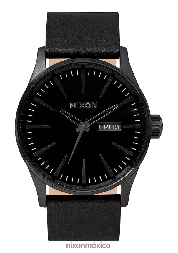 Nixon cuero centinela Z2VL2N52 mirar todo negro