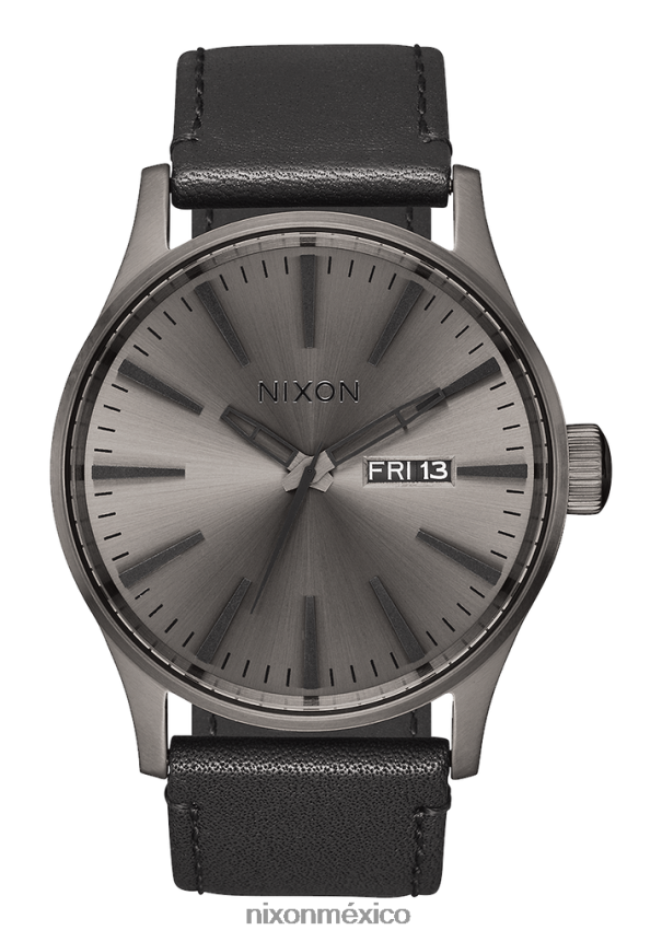 Nixon cuero centinela Z2VL2N54 mirar bronce/negro