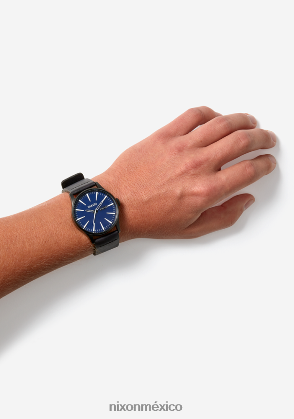 Nixon cuero centinela Z2VL2N54 mirar bronce/negro