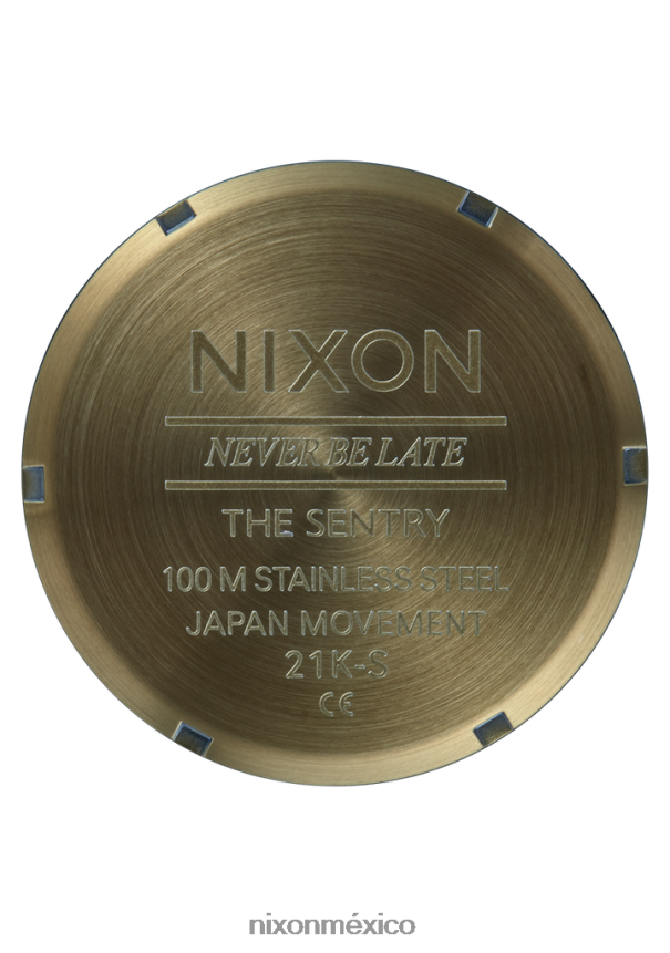 Nixon cuero centinela Z2VL2N58 mirar blanco vintage/excedente