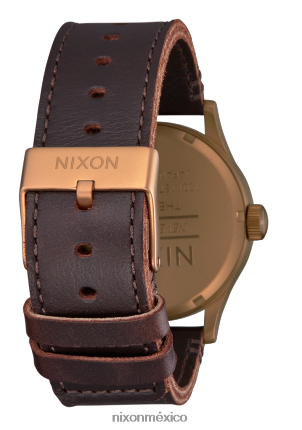 Nixon cuero centinela Z2VL2N59 mirar bronce/negro