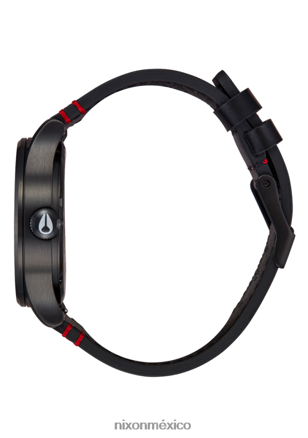 Nixon cuero centinela de piedras rodantes Z2VL2N132 mirar todo negro