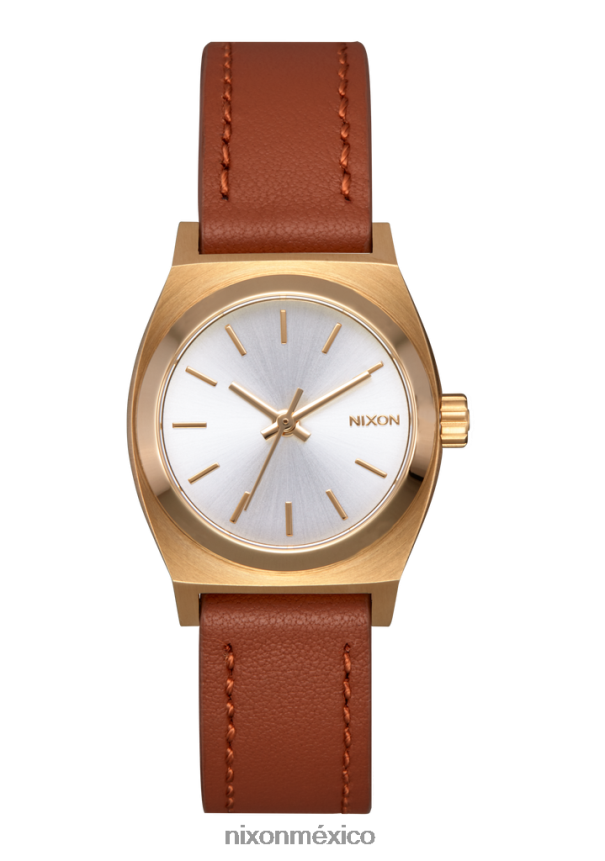 Nixon cuero de cajero de poca monta Z2VL2N263 mirar oro claro/rayo de sol blanco