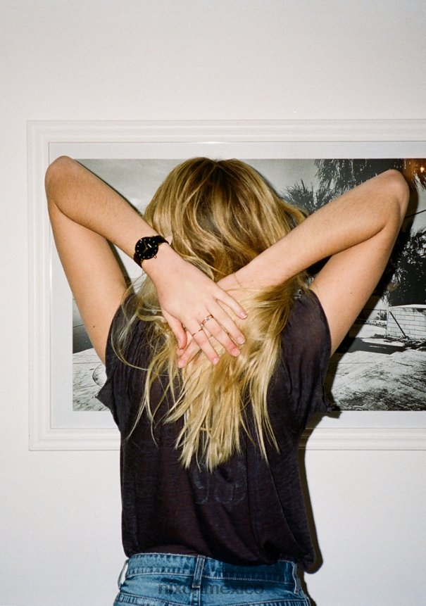 Nixon cuero kensington Z2VL2N237 mirar negro