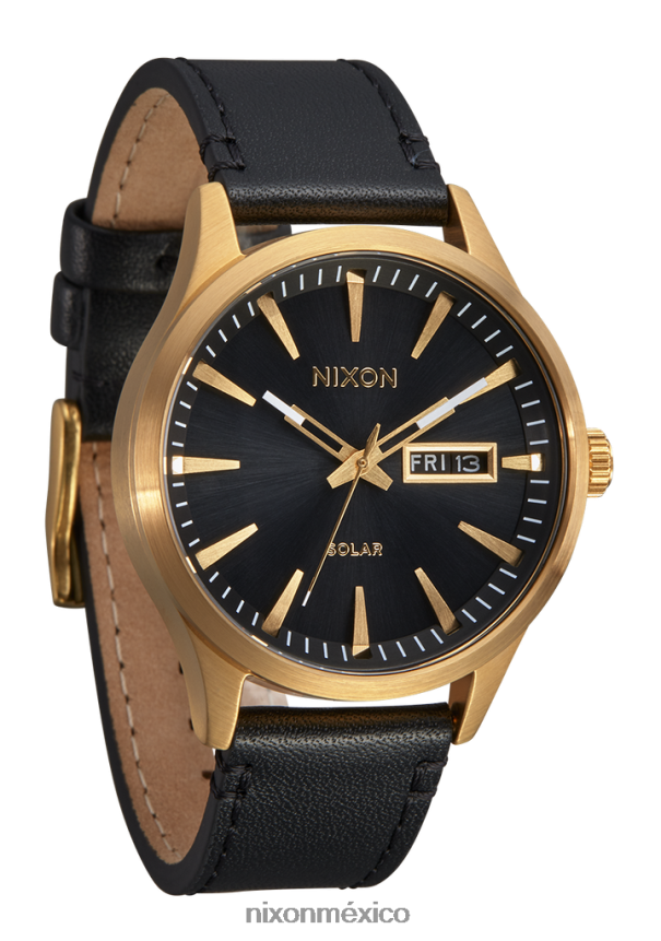 Nixon cuero solar centinela Z2VL2N94 mirar todo dorado/negro