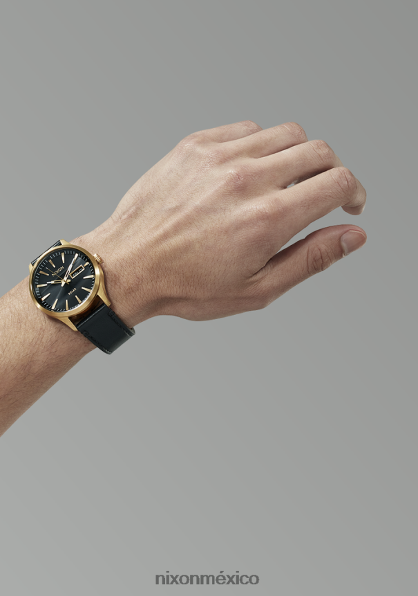 Nixon cuero solar centinela Z2VL2N94 mirar todo dorado/negro