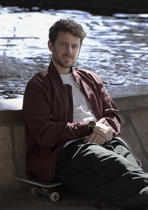 Nixon cuero solar centinela Z2VL2N94 mirar todo dorado/negro