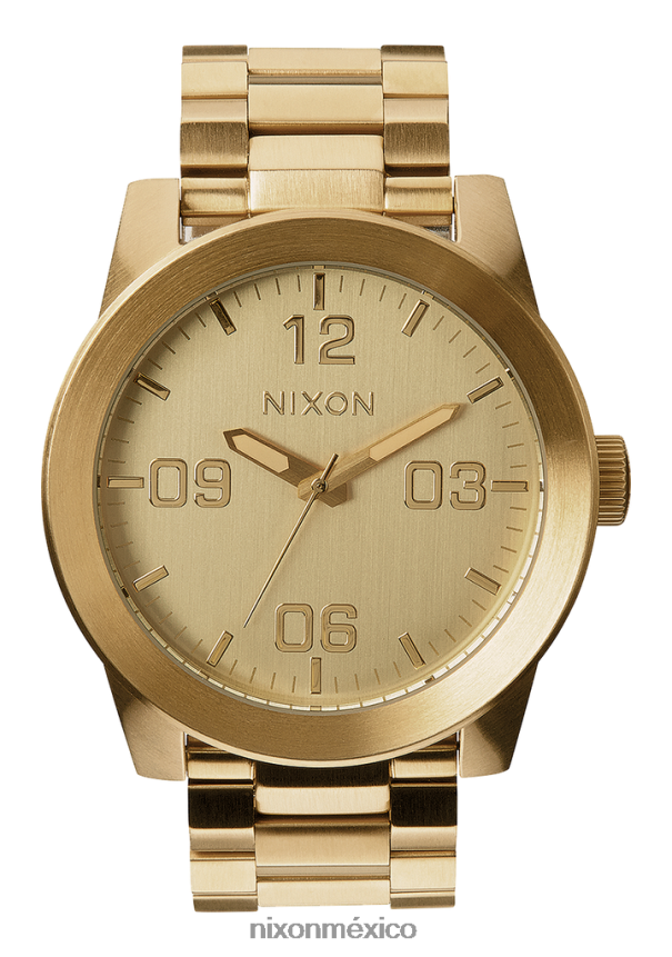 Nixon cuerpos de acero inoxidable Z2VL2N64 mirar todo oro