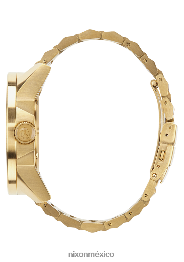 Nixon cuerpos de acero inoxidable Z2VL2N64 mirar todo oro