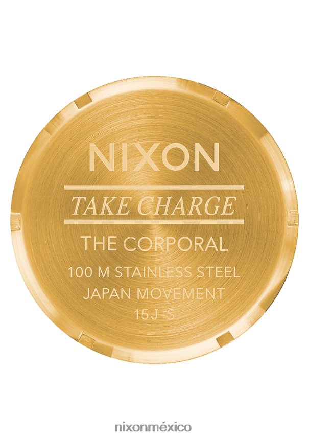 Nixon cuerpos de acero inoxidable Z2VL2N64 mirar todo oro