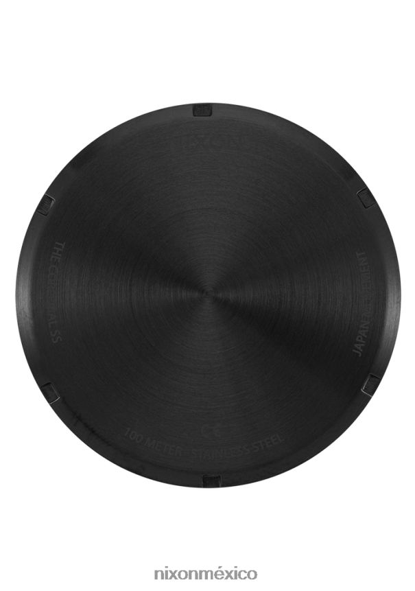 Nixon cuerpos de acero inoxidable Z2VL2N66 mirar negro mate/oro