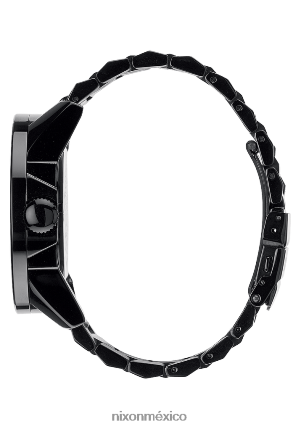 Nixon cuerpos de acero inoxidable Z2VL2N67 mirar oro negro